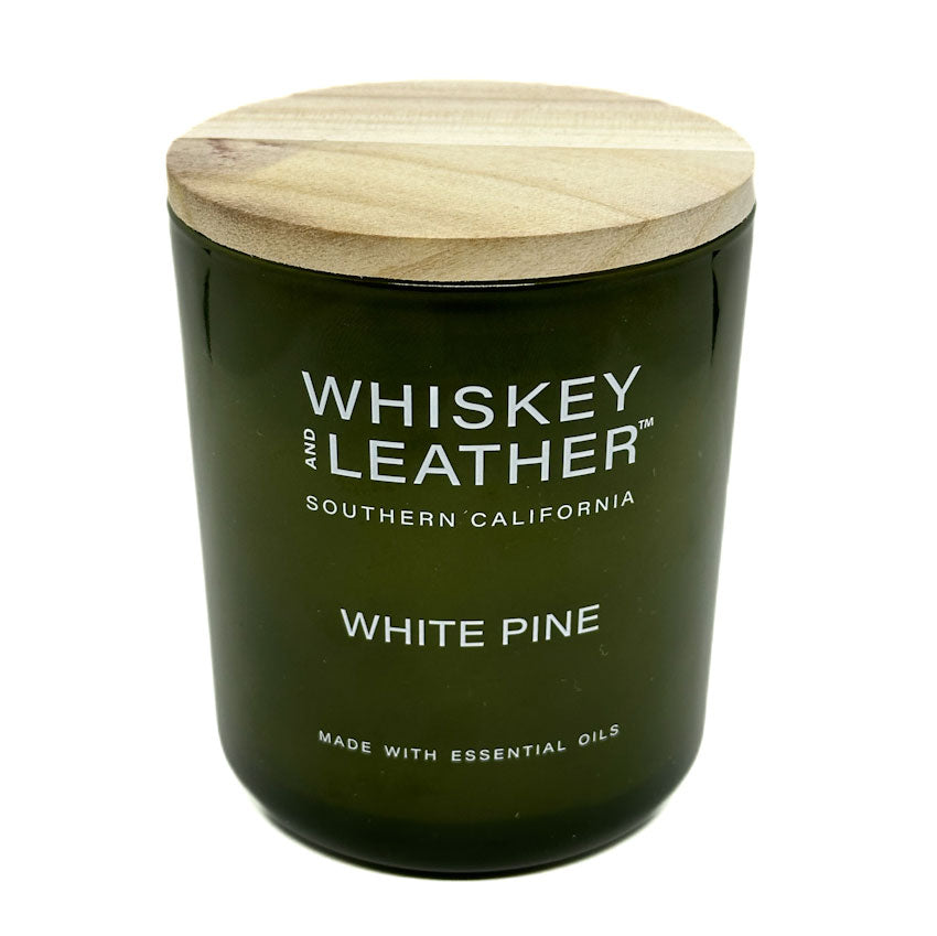 White Pine Scented Candle | Whiskey And Leather by SAND + FOG