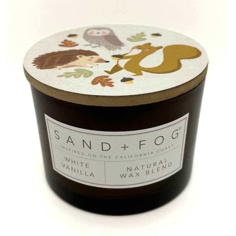 White Vanilla Scented Candle | SAND & FOG