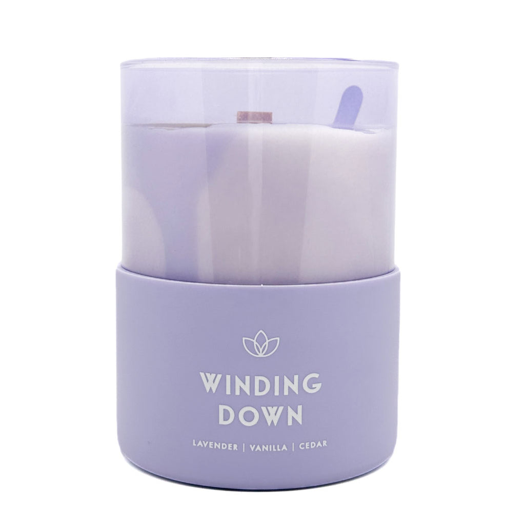 Winding Down - Lavender - Vanilla - Cedar - Scented Candle | LAB