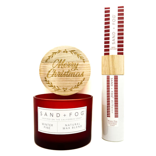 Winter-Pine-Scented-Candle & Reed Diffuser