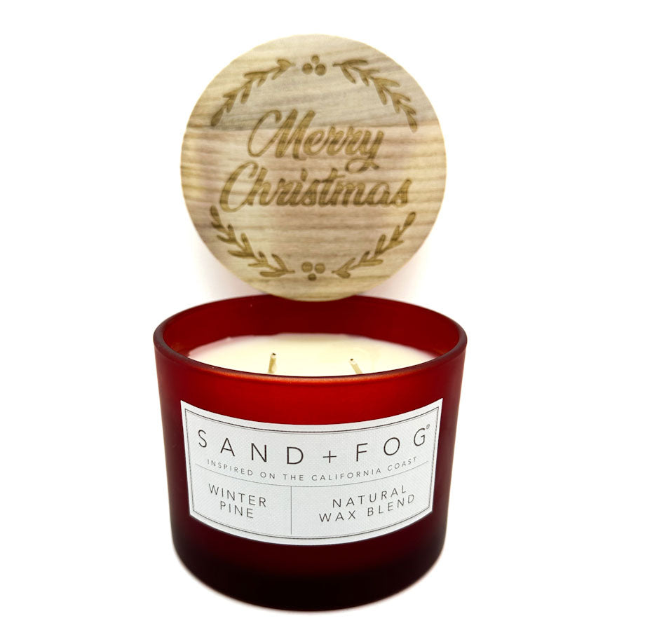 Winter Pine Scented Candle | SAND + FOG