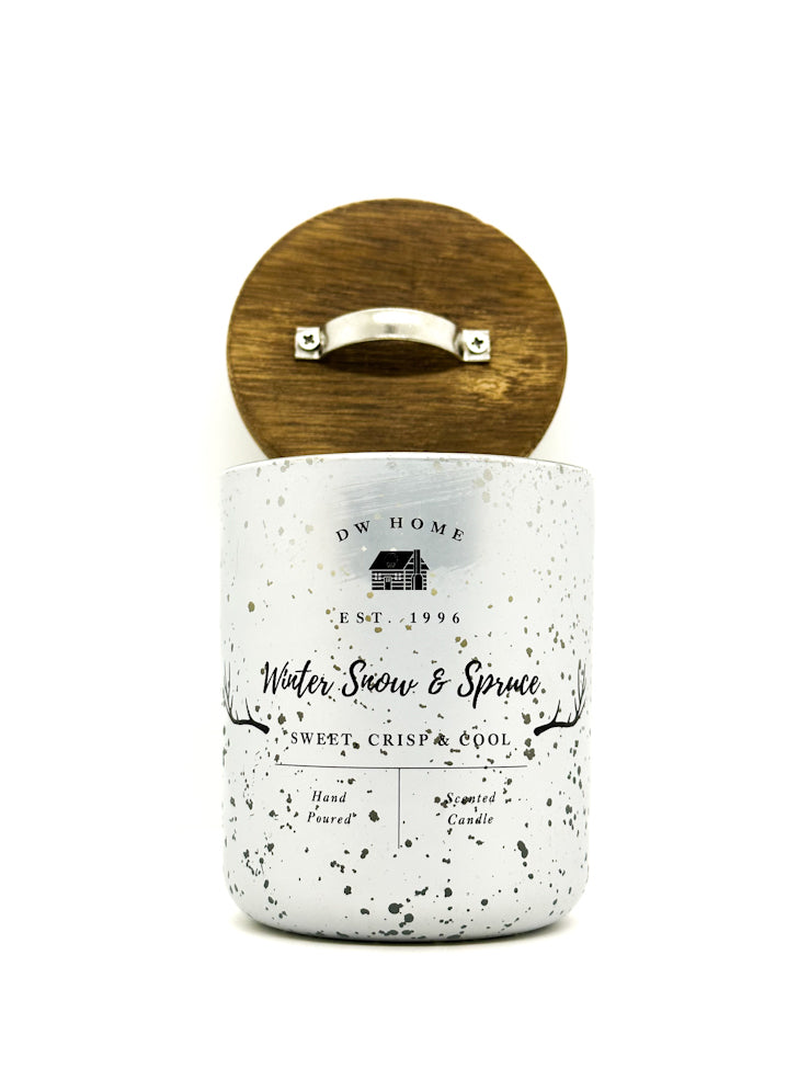 Winter Snow & Spruce Scented Candle | DW Home