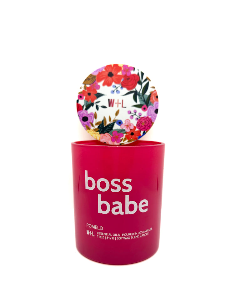 Boss Babe POMELO Scented Candle | Wolf and Lamb Candles