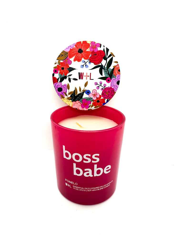 Boss Babe POMELO Scented Candle | Wolf and Lamb Candles