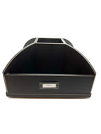 Wooden Rotating Desk Organiser