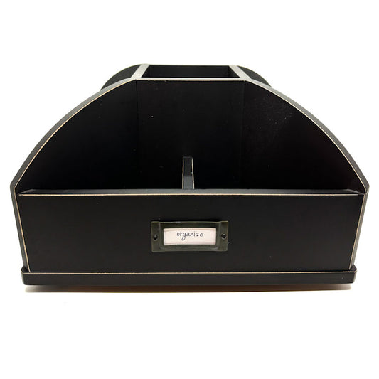 Wooden Rotating Desk Organiser