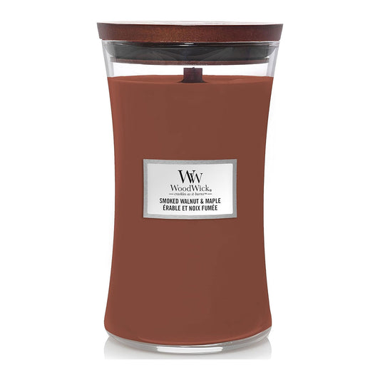 WoodWick Hourglass Smoked Walnut & Maple Scented candle