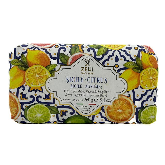 Zeni Italian Vegetable Soap - Sicily Citrus