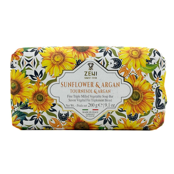 Zeni Italian Vegetable Soap - Sunflower & Argan