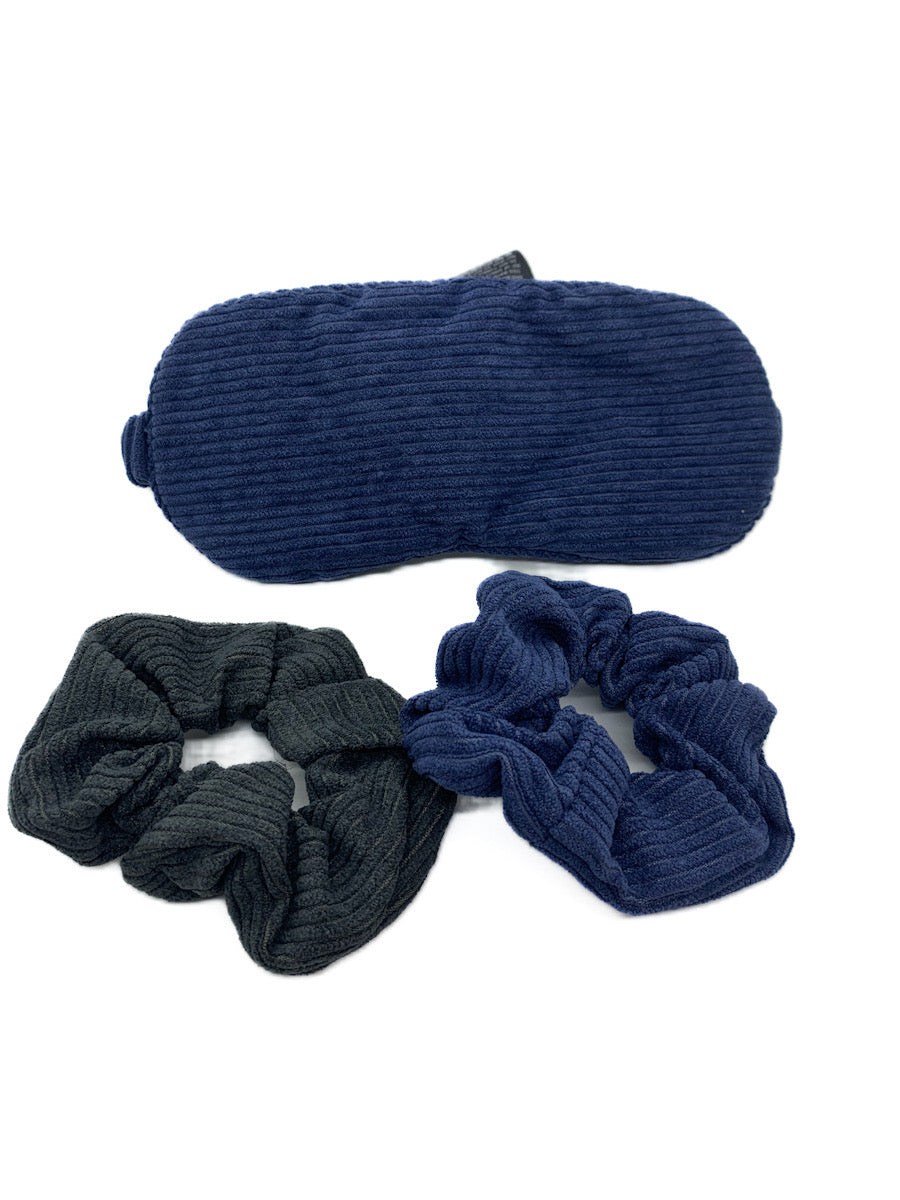 Luxe Eye Mask and Scrunchie Set