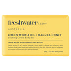 Freshwater Farm Australia Triple Milled Lemon Myrtle Oil + Manuka Honey Body Bar Soap