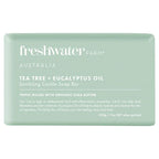 Freshwater Farm Australia Triple Milled Tea Tree + Eucalyptus Oil Body Bar Soap